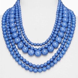 Baublebar Globe Multistrand beaded bib necklace